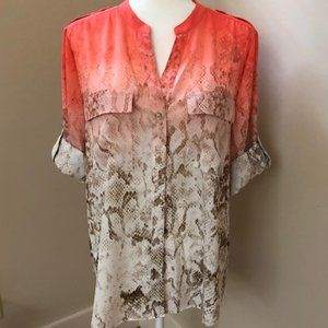 Calvin Klein Roll-Tab-Sleeve Tunic